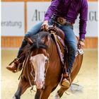 Michael Schumacher hat Spass beim Reining