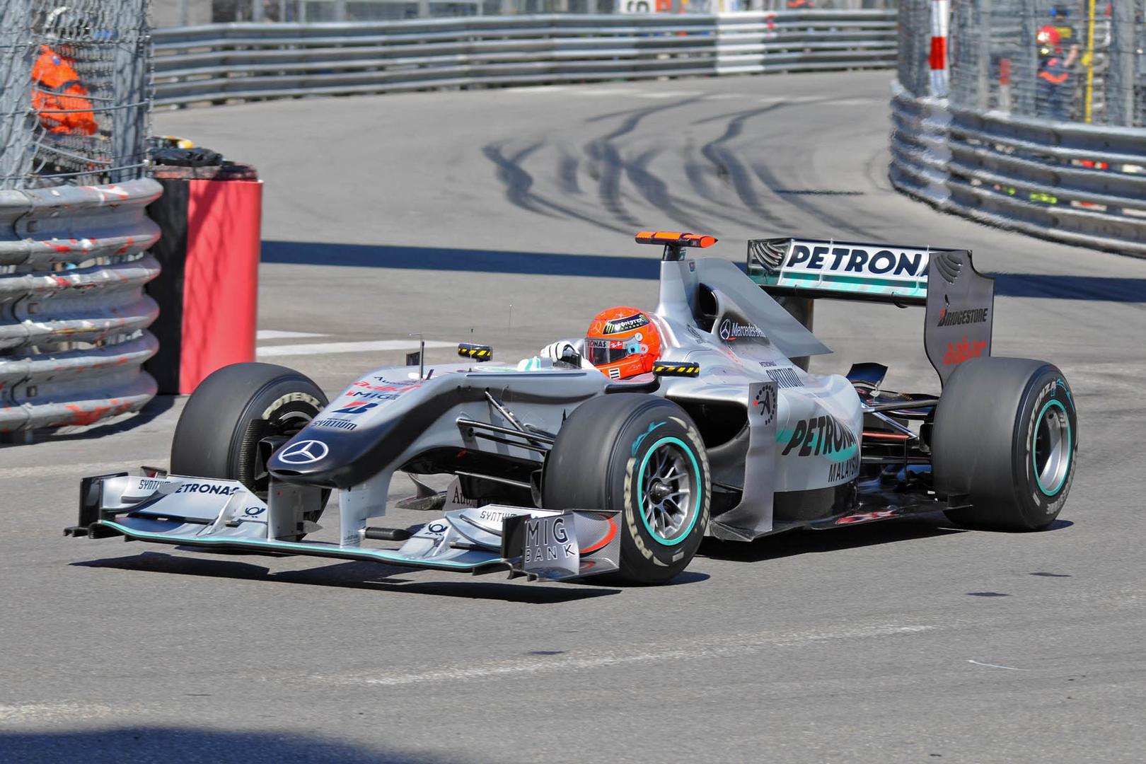 Michael Schumacher in Monaco 2010