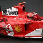 Michael Schumacher in Spa 2004