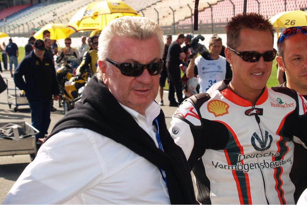 Michael Schumacher und Willi Weber