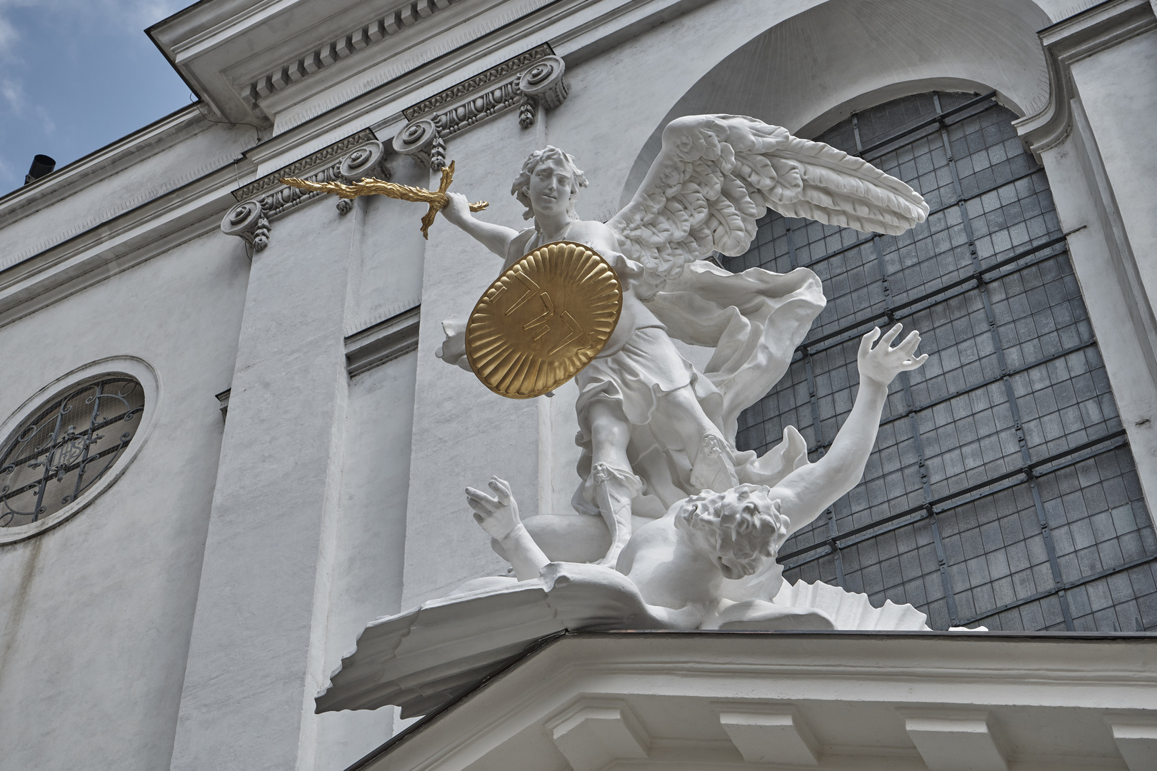 Michaeliskirche Wien , Engelsturz