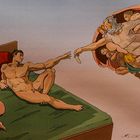 Michelangelo malte für die AIDS-Konferenz