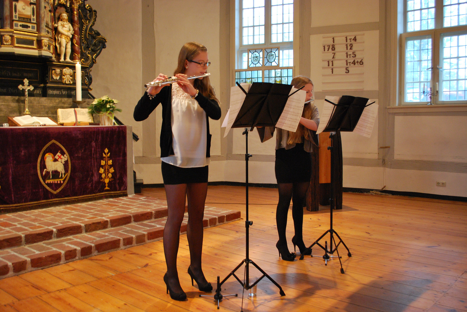 Michelle & Luzie - Adventskonzert 30.11.2013 St. Salvatoris, Geesthacht