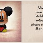 Micky wünscht einen schönen Sonntag...