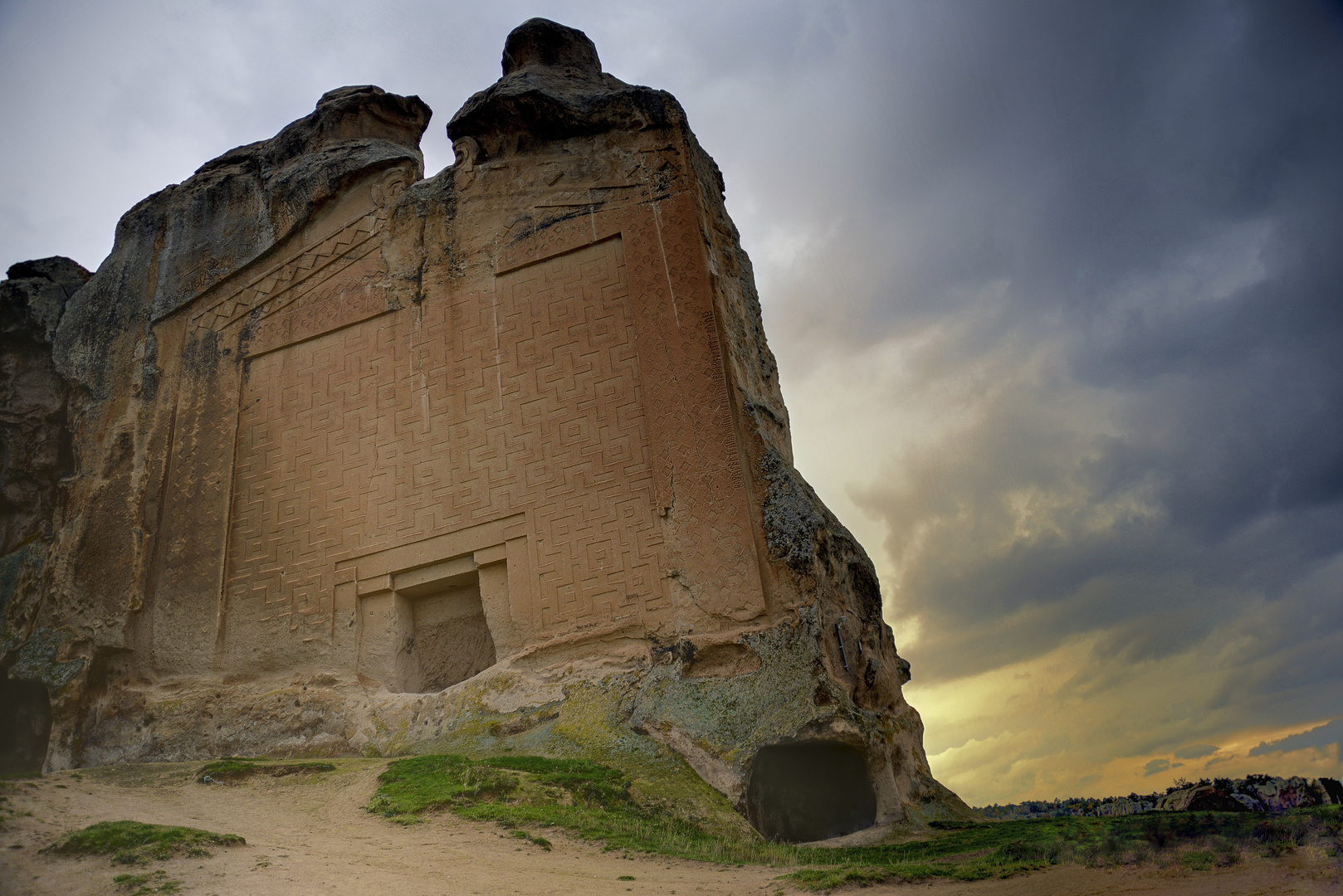 Midas-Monument ,Ein phrygisches Denkmal in der Nähe von Eskisehir