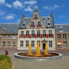 Middelburg, Brunnenwasser in orange - nur zur Fußball-Weltmeisterschaft ?