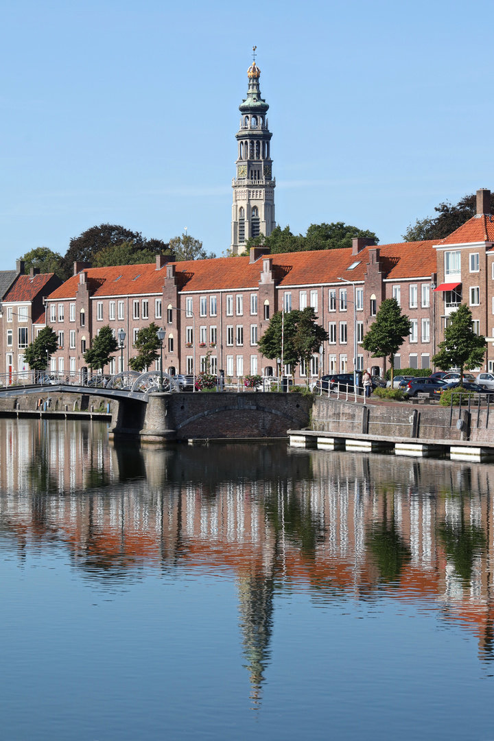 Middelburg (NL) im Wasserspiegel