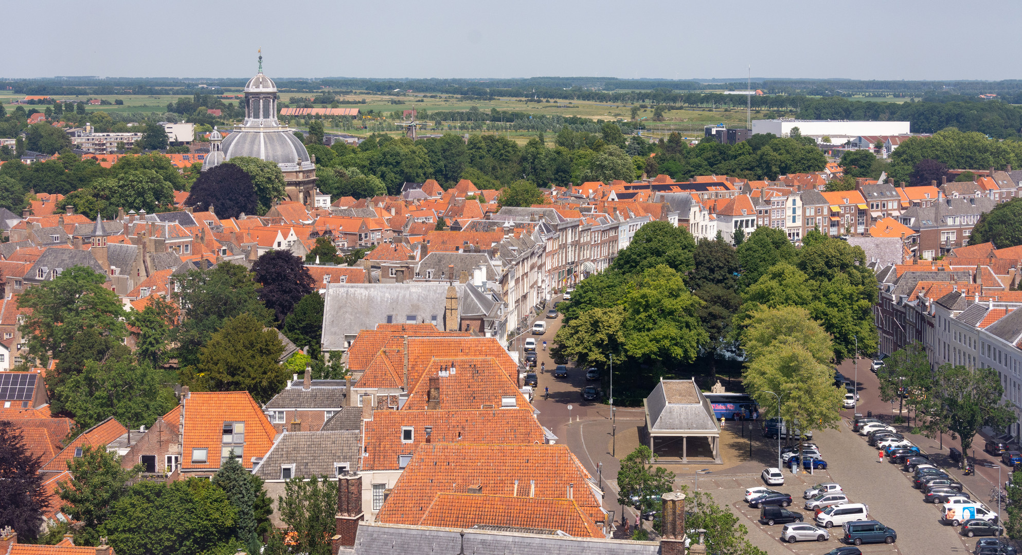 Middelburg - View from the Lange Jan - View on Oostkerk -04