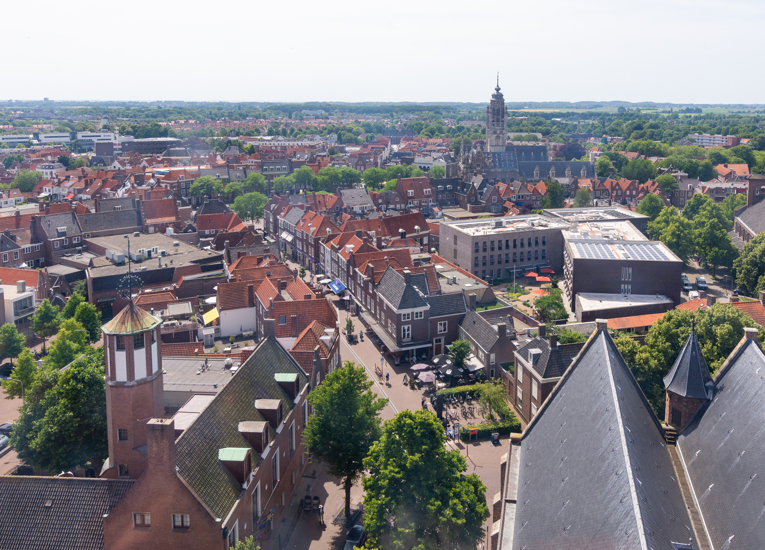 Middelburg - View from the Lange Jan -View on Town Hall - 02 