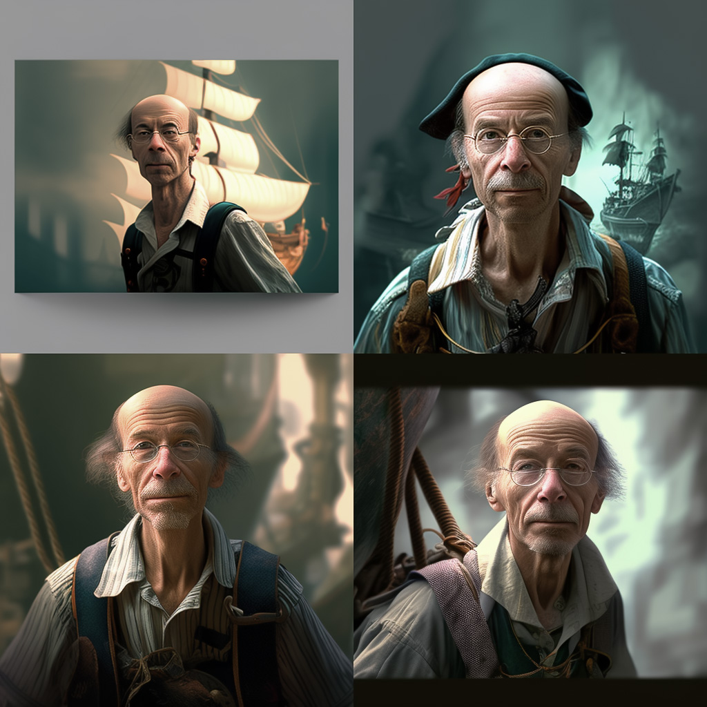 Midjourney : Le photographe devient pirate