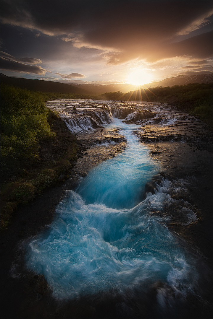 midnight sun ] Foto & Bild blue, world, sommer Bilder auf