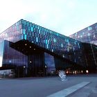 midnight sun harpa reykjavik