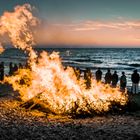 Midsummer night at Zealand, Denmark