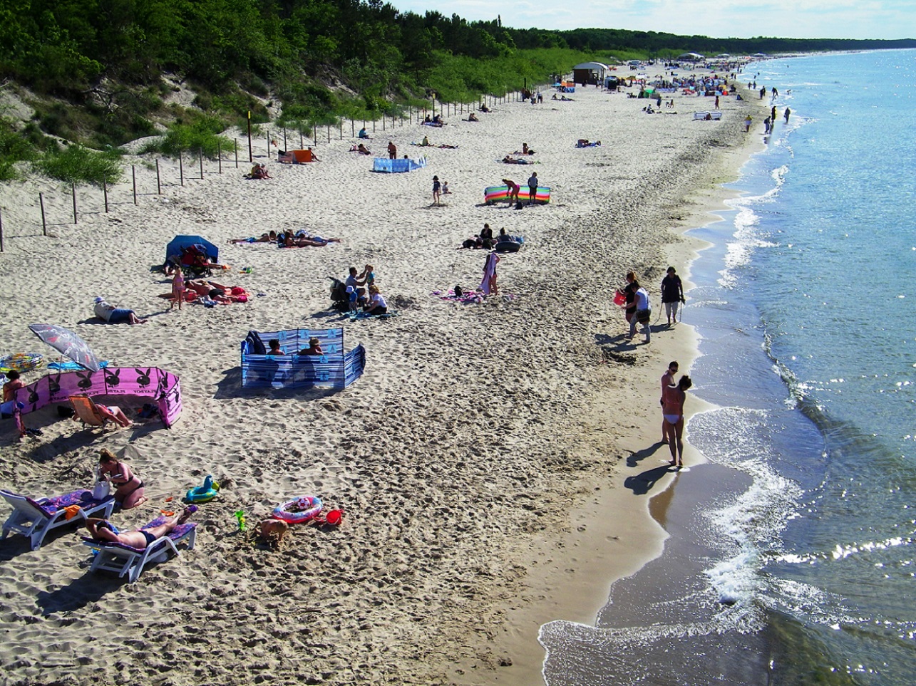 Miedzyzdroje beach