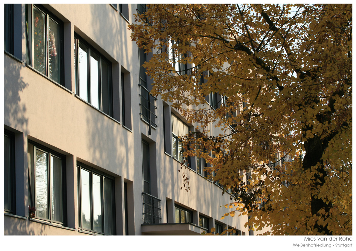 Mies van der Rohe - Weißenhofsiedlung Stuttgart 01