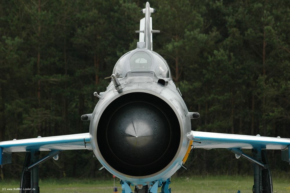 MIG 21 der Czech Air Force zur Elite 2007 in Lechfeld