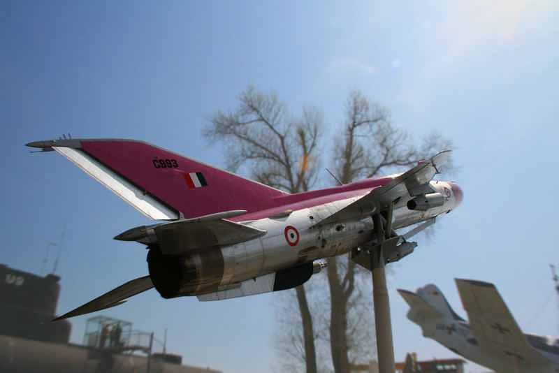 Mig 21 into the sun