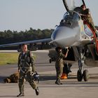 MIG 29 Pilot nach der Flugvorführung am 16.09.2012