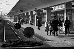 Migranten - Westbahnhof Wien