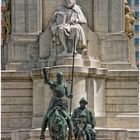 Miguel de Cervantes Saavedra und seine beiden Protagonisten