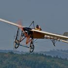 Mikael Carlson in seiner Bleriot XI