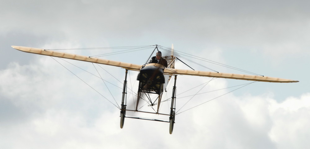 Mikael Carlson und seine Bleriot XI