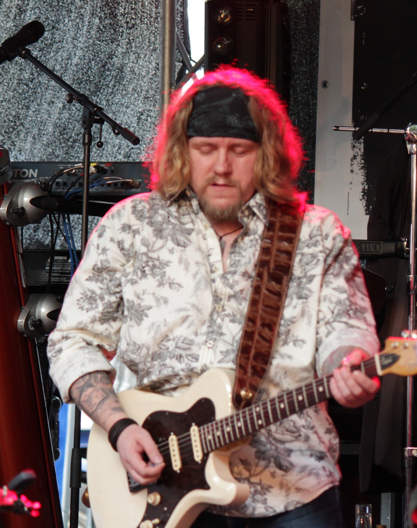 Mike Seeber bei der Rock und Blues Nacht in Spremberg 2014