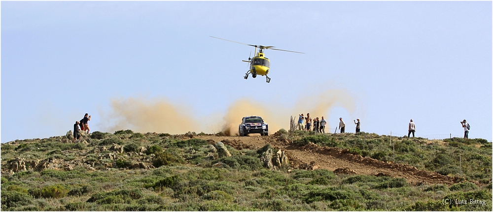 Mikkelsen mit Heli-Begleitung