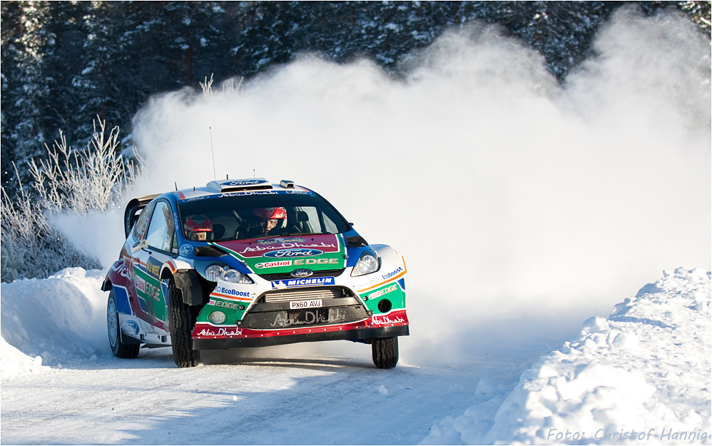 Mikko Hirvonen oder die große Show des kleinen Finnen