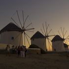 Mikonos - Mulini al tramonto