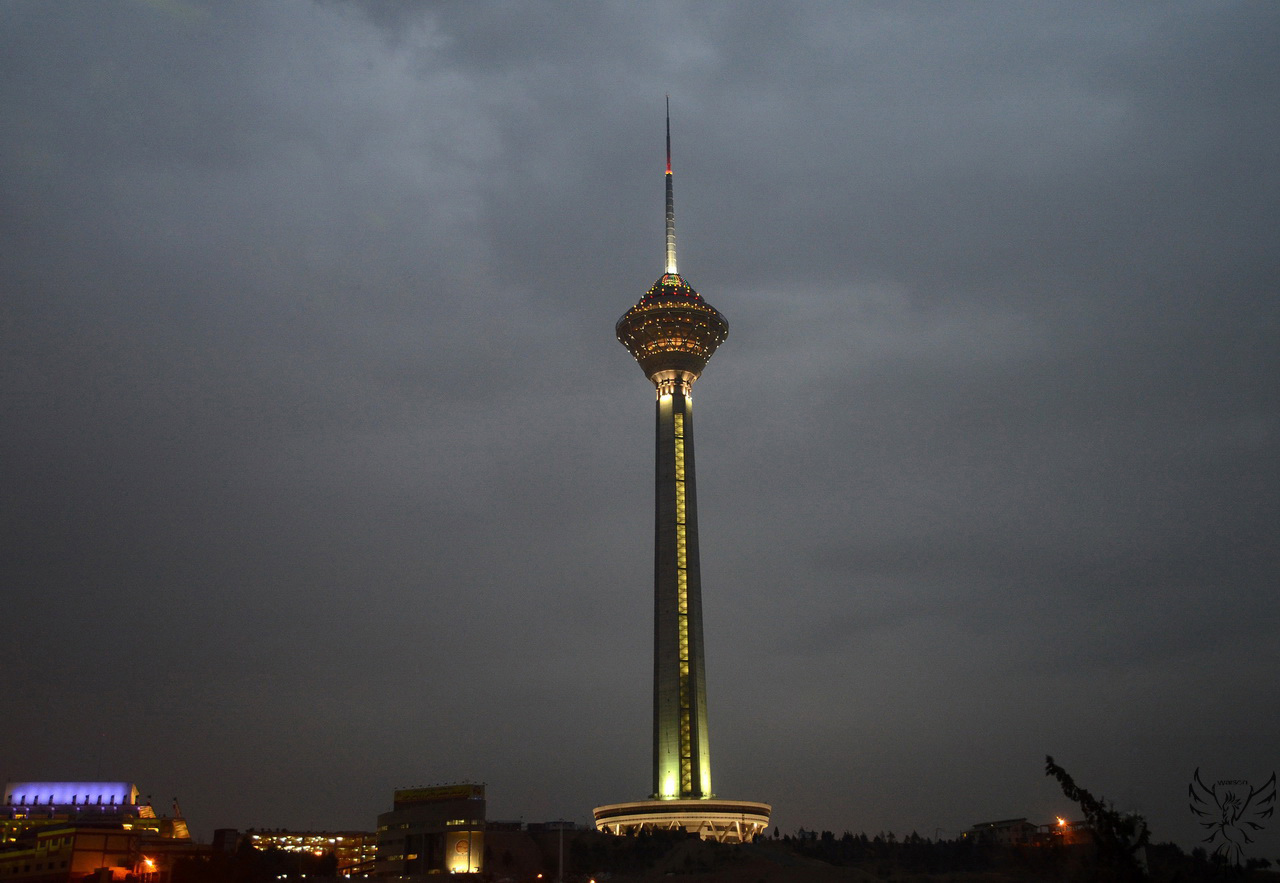 Milad Tower At Night