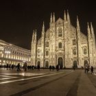 Milan Duomo at night