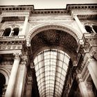 Milan - Entrance of the Galleria Vittorio Emanuele II