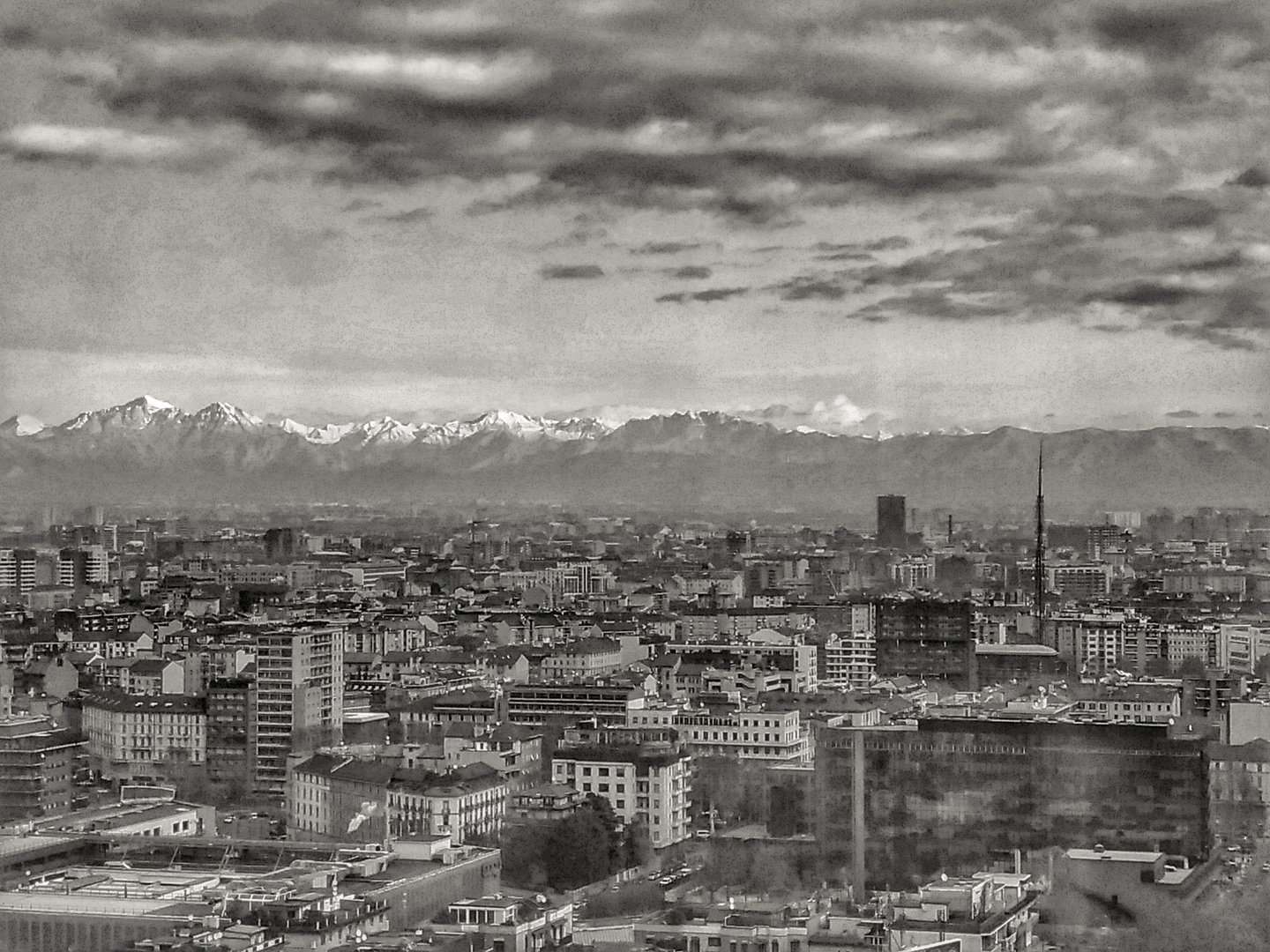 Milan from the twentieth floor of the tower