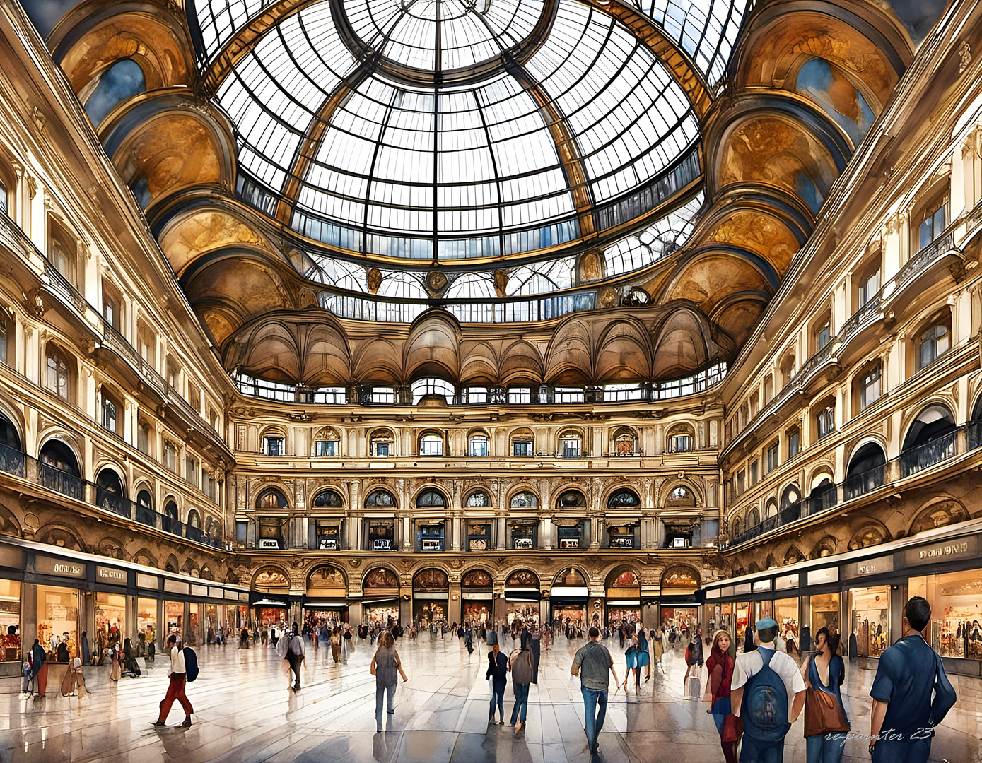 MILAN - La Galleria Vittorio Emanuele II