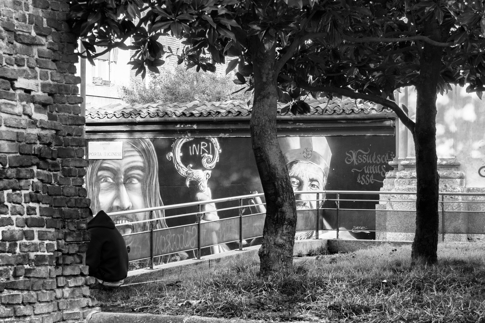 Milano, Corso di Porta Ticinese, murales
