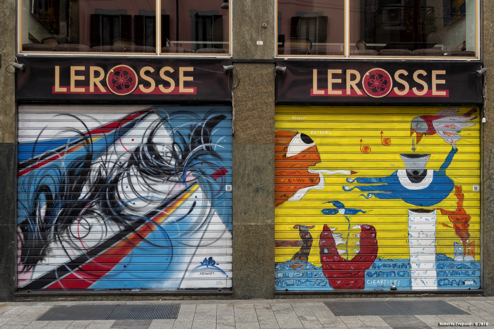 Milano, Corso Garibaldi, murales