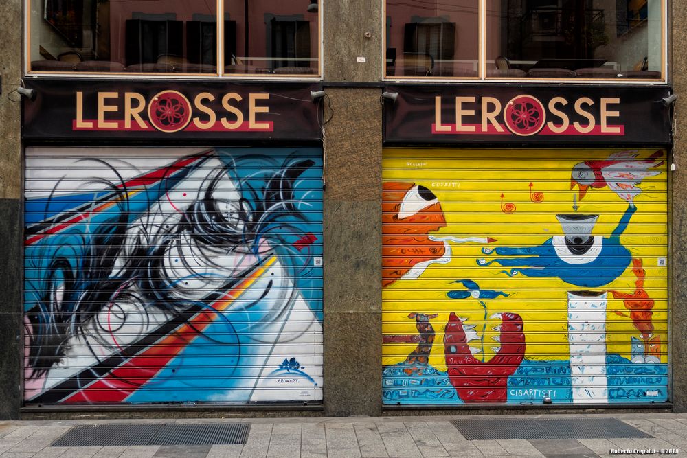 Milano, Corso Garibaldi, murales