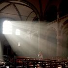 Milano -  La luce avollgente (L'interno di Sant' Ambrogio)
