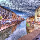 Milano - Naviglio Grande - elaborazione "HDR"