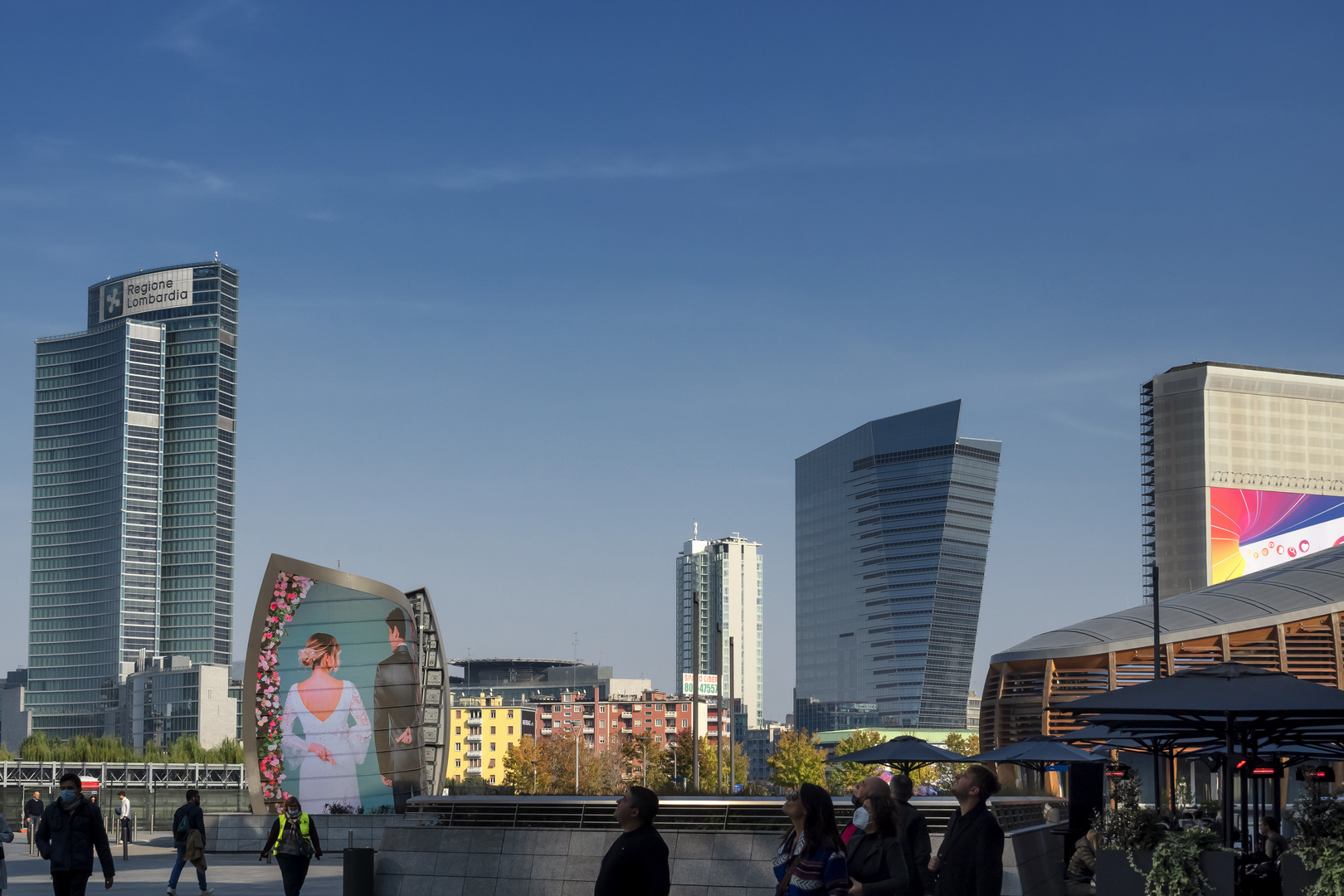 Milano, Porta Nuova skyline