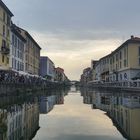 Milano - Scende la sera sul Naviglio Grande