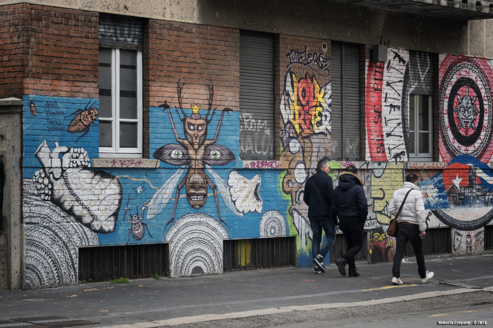 Milano, via Gola, murales