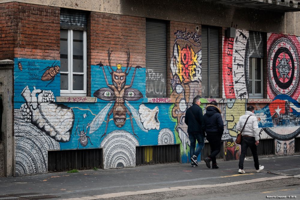 Milano, via Gola, murales