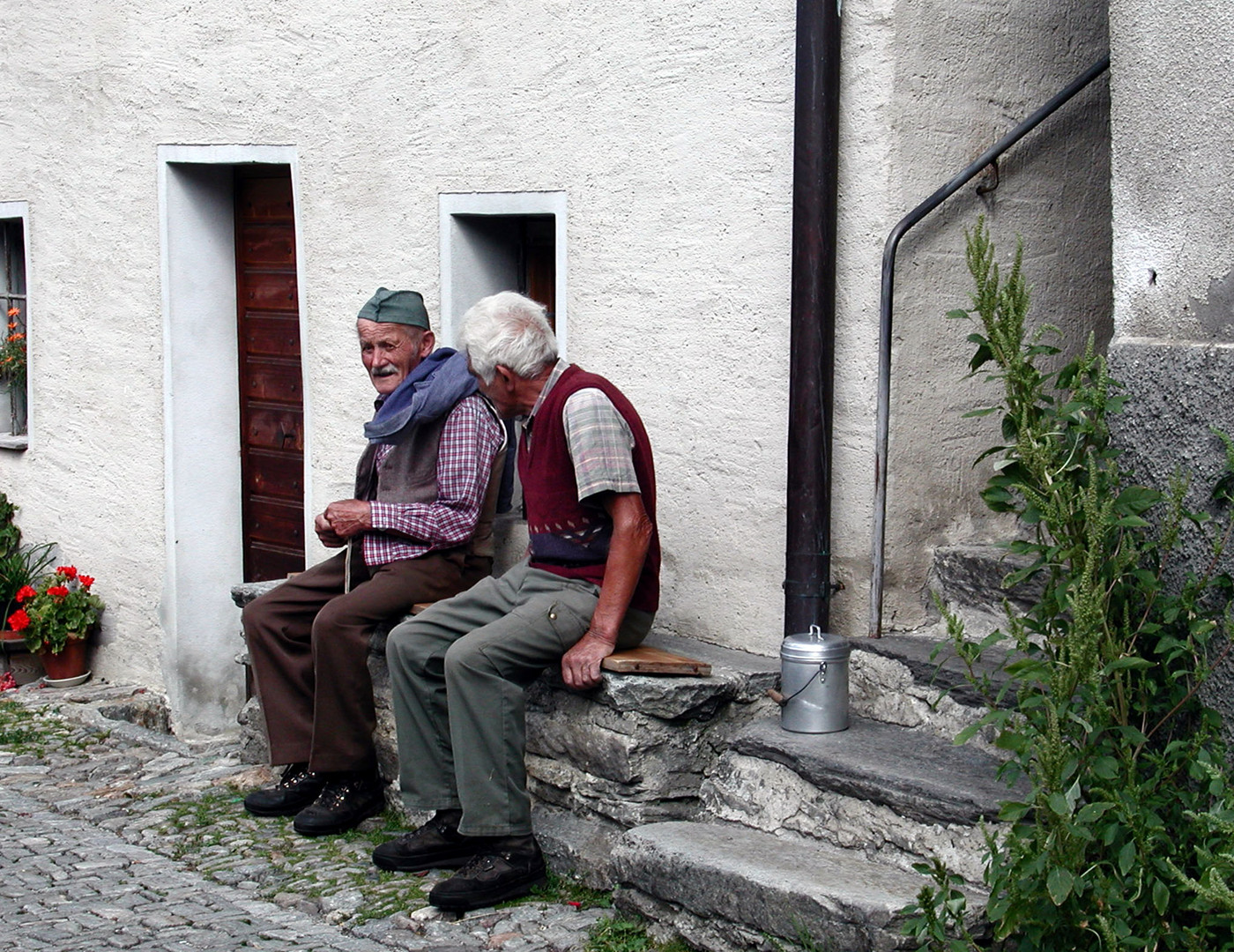 Milch holen und eine Pause