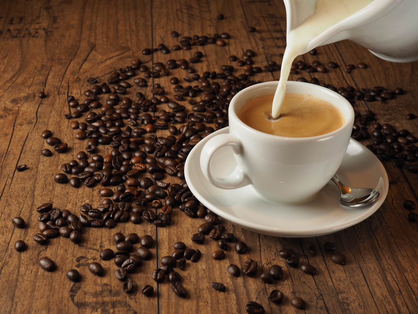 Milchkaffee Foto & Bild warm, stillleben, trinken Bilder auf