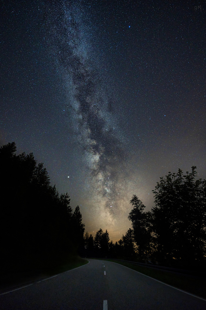 Milchstraße Foto & Bild bäume, himmel, natur Bilder auf