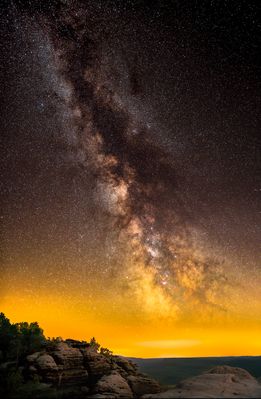 Milchstraße am Gohrischstein 