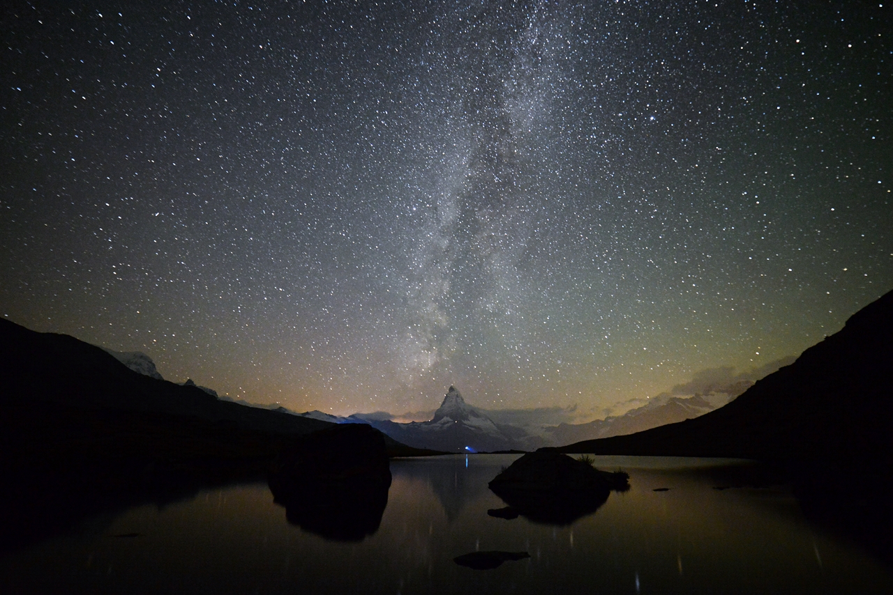 Milchstrasse am Matterhorn