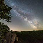 Milchstraße - Ausblick Burgruine Reussenstein